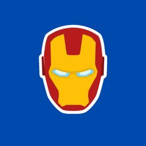 Iron Man Vinyl Sticker